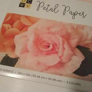 Petal Paper 12x12 Tri Color 30 Pack